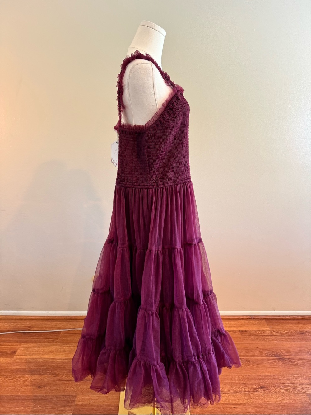 NWT Ivy City Co Destiny Dress in Burgundy - Picture 4 of 7